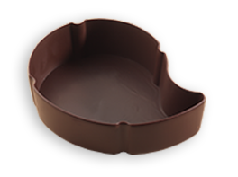 LARGE - NOTCHED TEAR - SHAPED CHOCOLATE SHELL