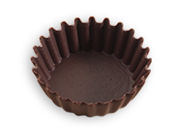 MEDIUM - SERRATED ROUND PETIT FOUR SHELL