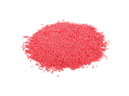 RASPBERRY FLAVOURED COMPOUND VERMICELLI