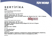 DETAY GIDA SAN. VE TIC -BRC CERTIFICATE-TR