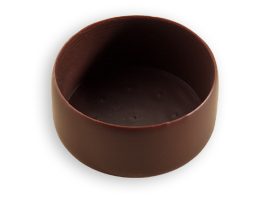 SMALL - ROUND CHOCOLATE SHELL