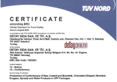 DETAY GIDA SAN. VE TIC BRC CERTIFICATE EN 